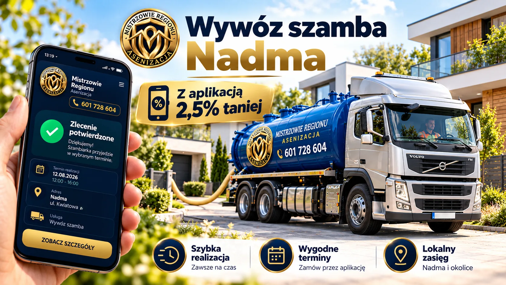 Wywóz szamba Nadma – Mistrzowie Regionu
