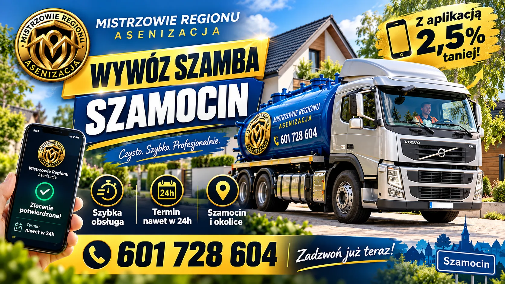 Panel Klienta Mistrzowie Regionu Asenizacja i szambiarka